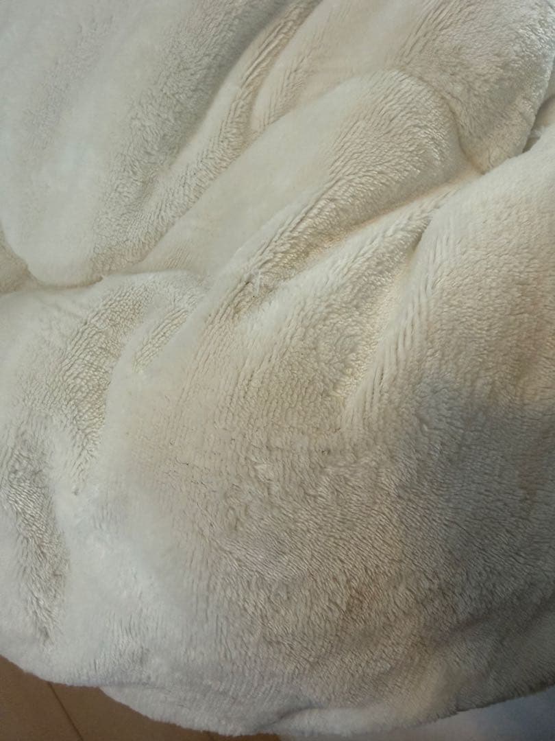 こたつ　テーブル　掛け布団　楕円　円形　ホワイト