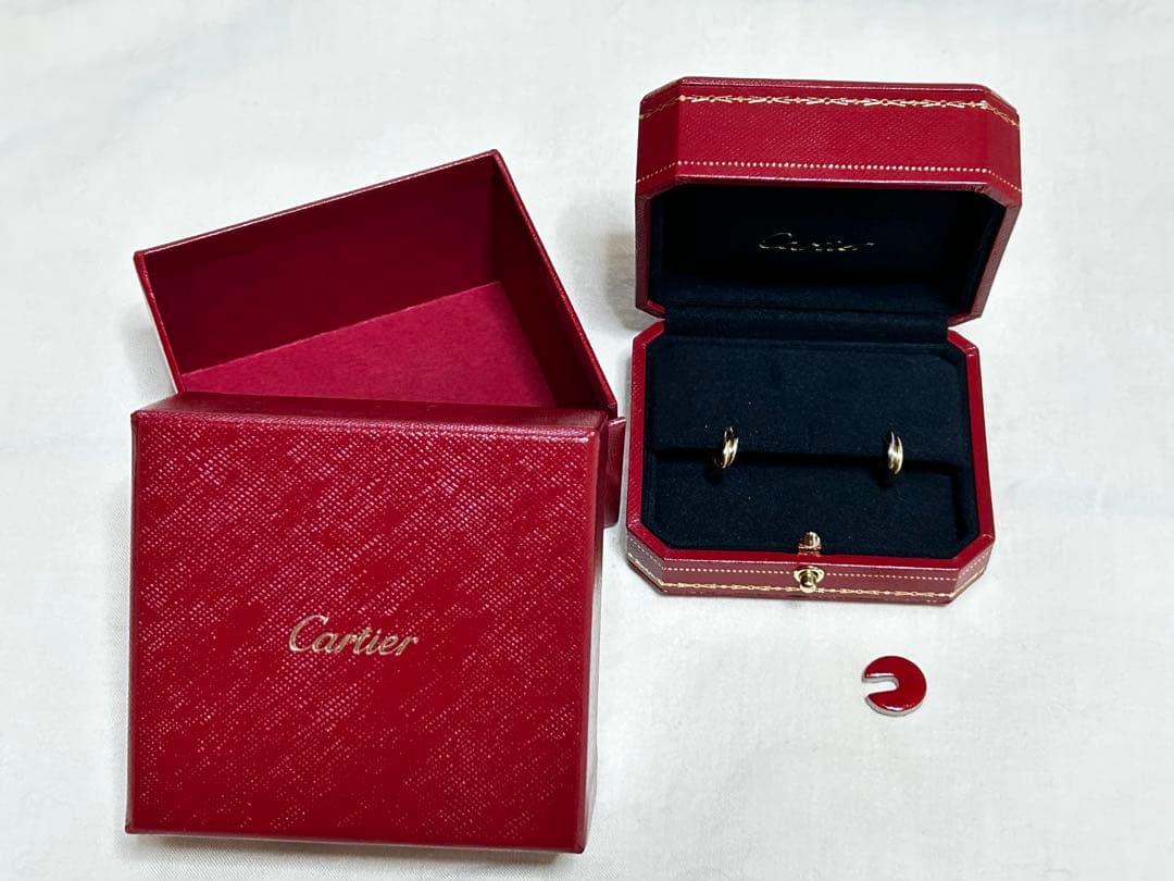 【新品未使用品】Cartierトリニティピアス　ミニ