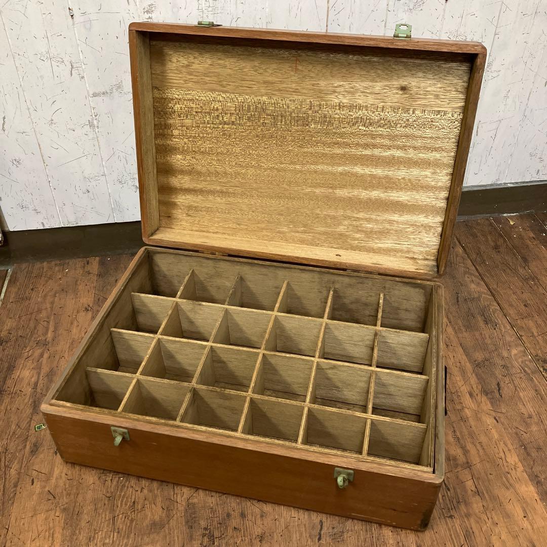 A-3 昭和レトロ サッポロビール 木製 運搬箱 リボンシトロン リボンオレンジ