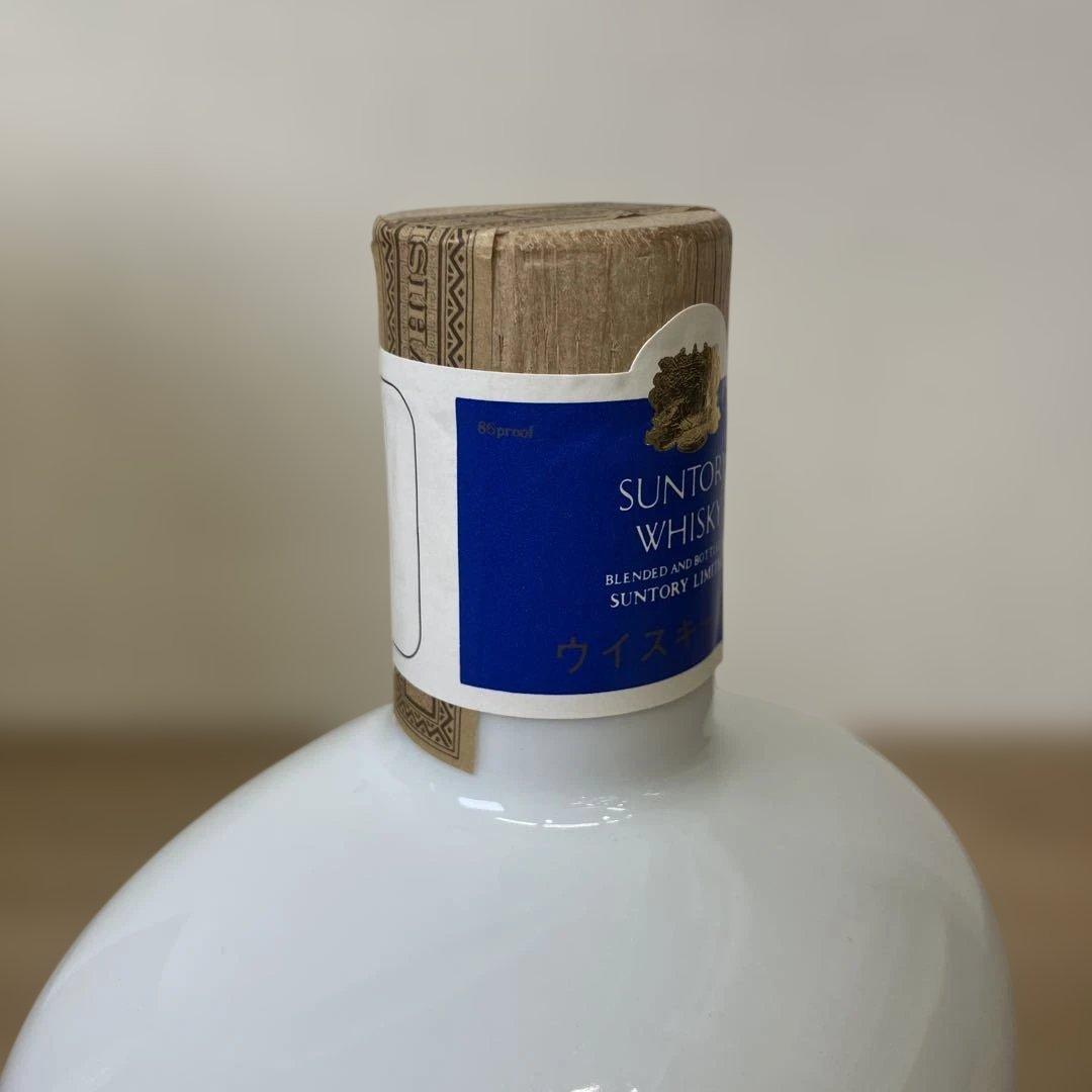 未開栓 サントリーウイスキー特級 富士電機60周年記念 陶器ボトル 外箱付き