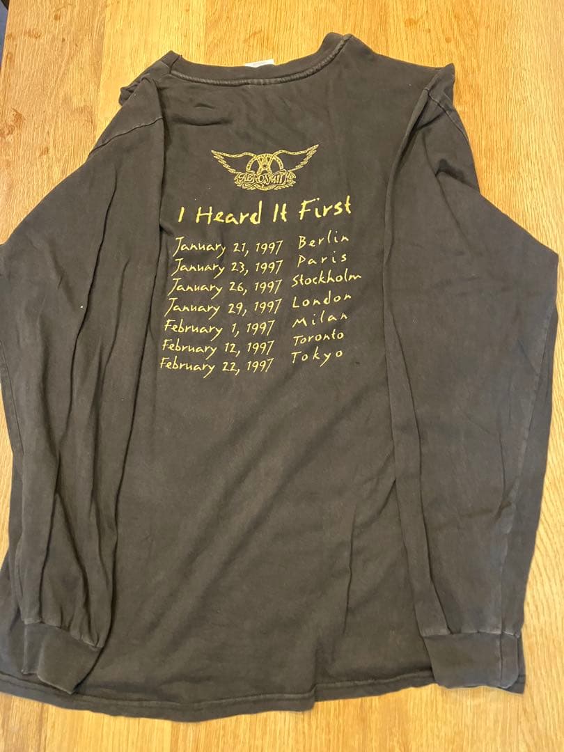 エアロスミス　Nine Lives ロングスリーブTシャツ　97年