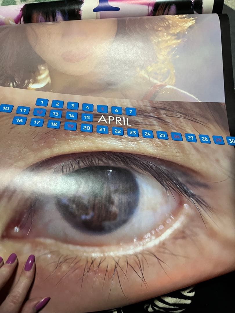 中森明菜1998年カレンダー