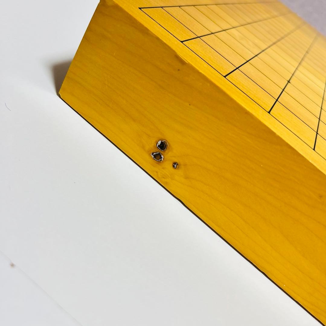 【高級天然木:ハギ3枚造り】卓上碁盤 2寸 本榧 天地柾目 ハギ盤 御碁盤 特撰