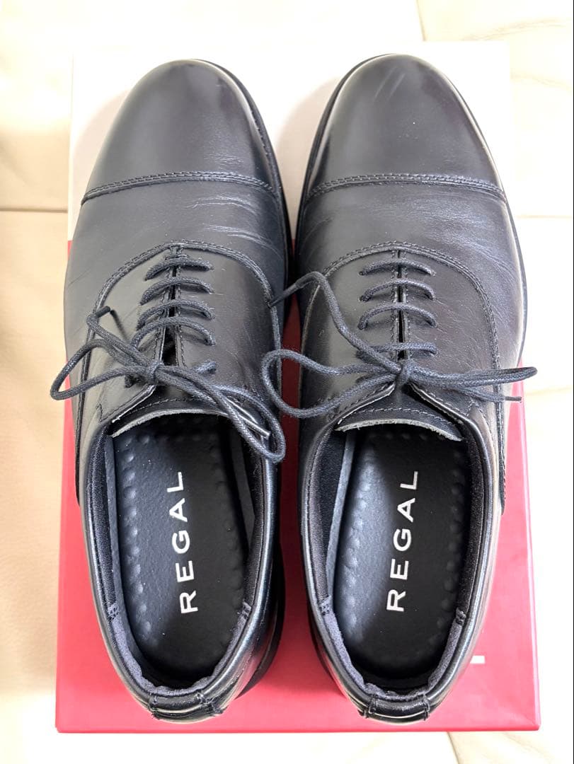 リーガルの革靴 ストレートチップ 24.5cm 黒 71WR