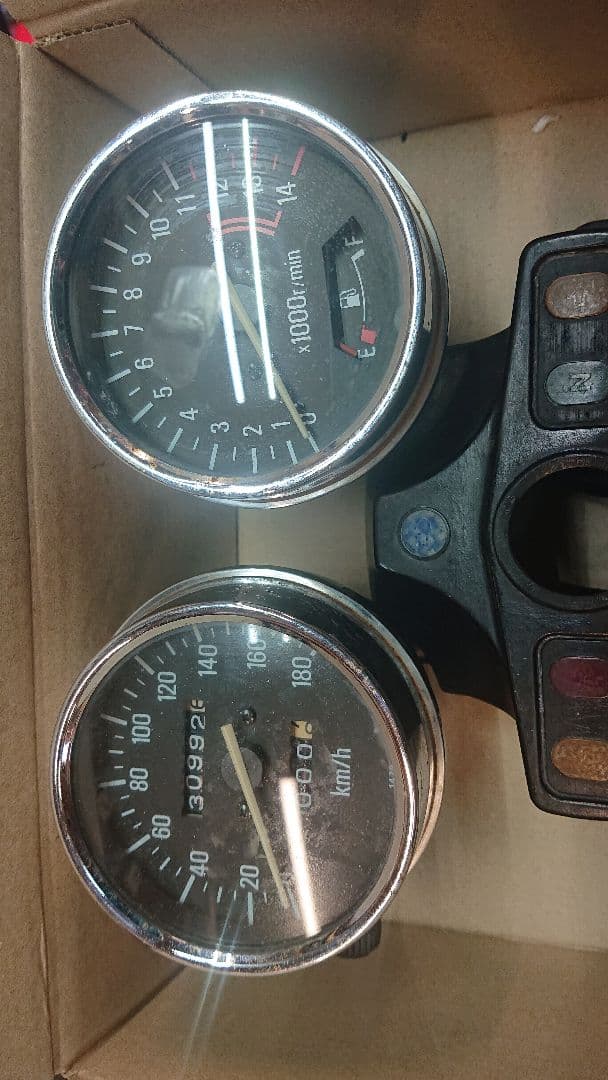カワサキ純正 ゼファー400 スピードメーター ZEPHYR 当時物