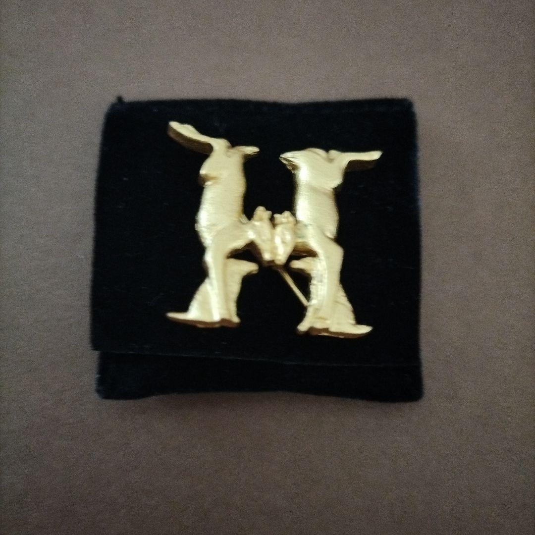 HERMES　エルメス　動物ビンテージブローチ