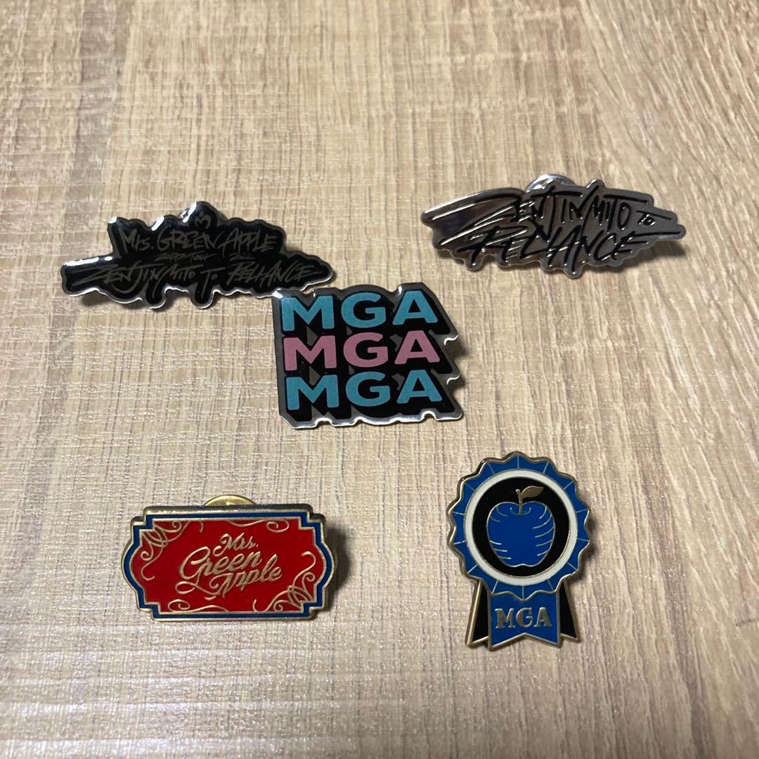 炭*素様 Mrs. GREEN APPLE ピンバッジ ミセスピンズ