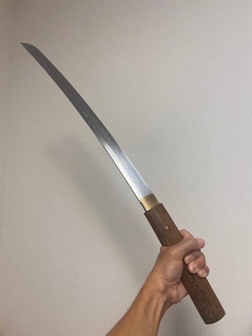 日本刀花梨木連体T10焼き鑑賞用武具‼️