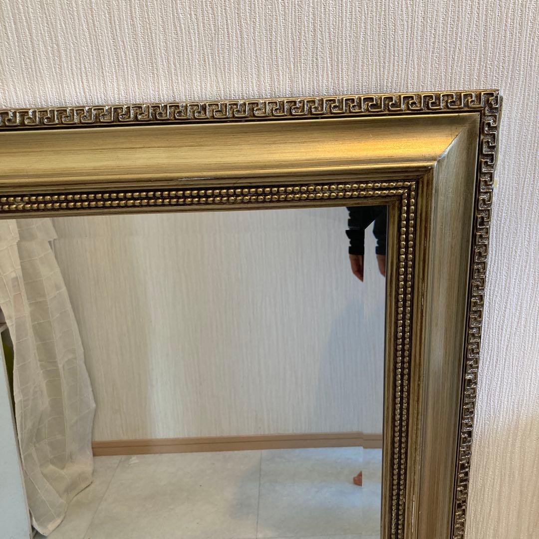 PPP　北九州発ゴールドフレーム 長方形ミラー　4枚まとめ売り　着払い