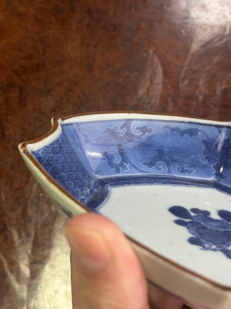 藍九谷　古伊万里　古九谷　柴田コレクション　掲載品　柿右衛門　民藝　花唐草　角福