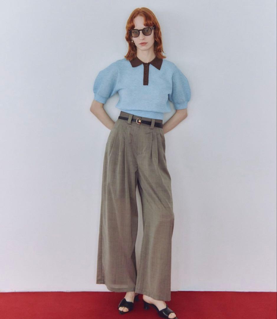 ラミーニットポロシャツ　アダムエロペ