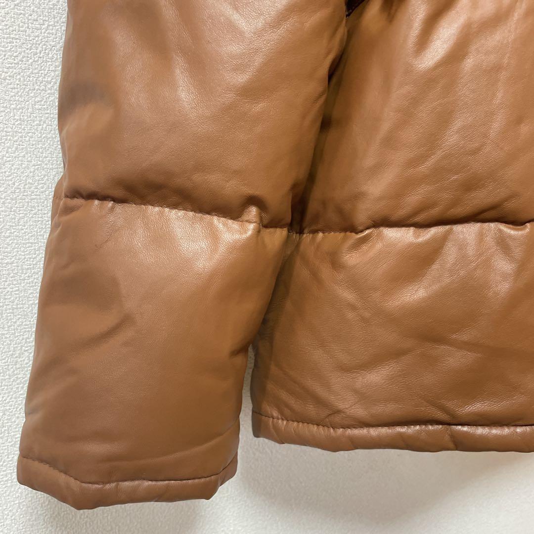 ■ WIND ARMOR レザーダウンジャケット ウィンドアーマー　本革　羊革