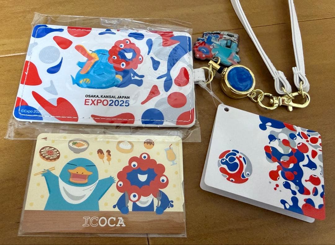 【希少】関西万博限定・ICOCAカード・パスケースセット
