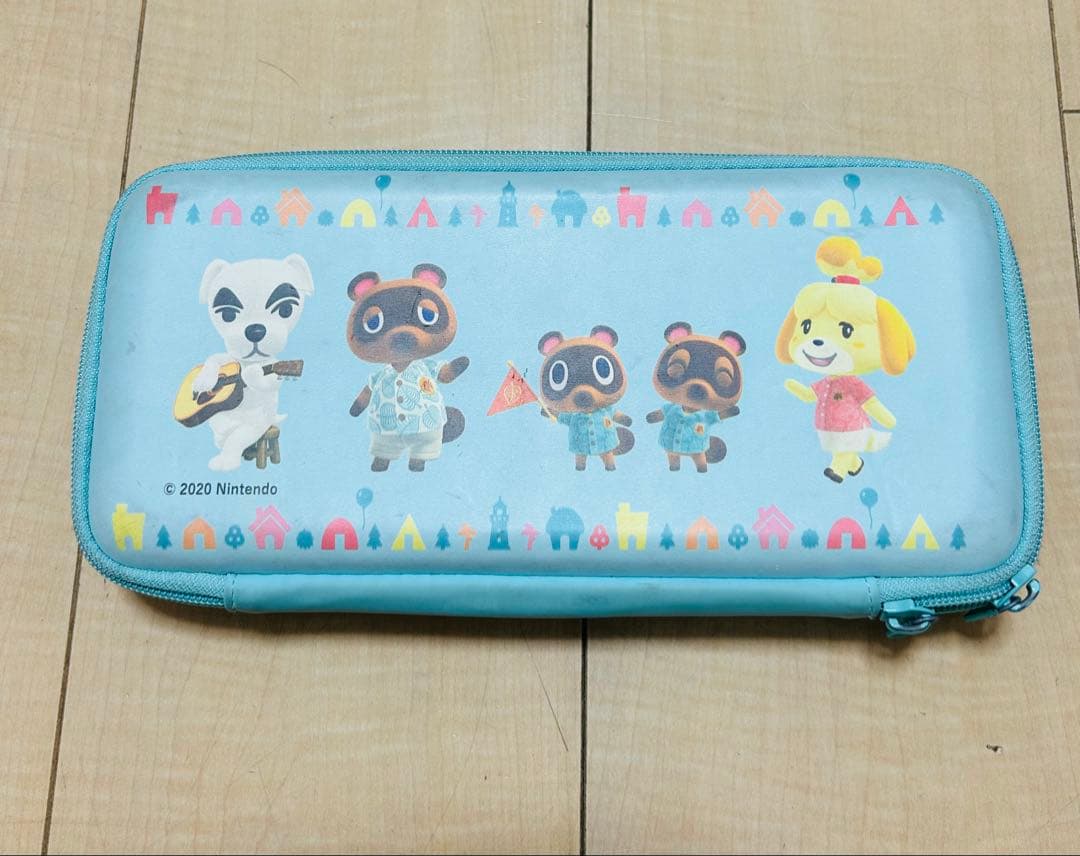 あつ森ケース付きNintendo Switch ピンク/レッド ACアダプター