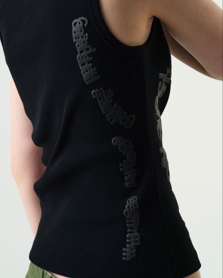 gadid anoniem LEWIN / BLACK タンクトップ