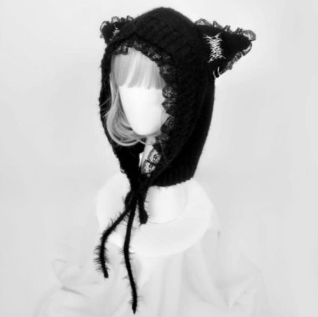 DimMoire Evil Catフード 猫耳 ブラック