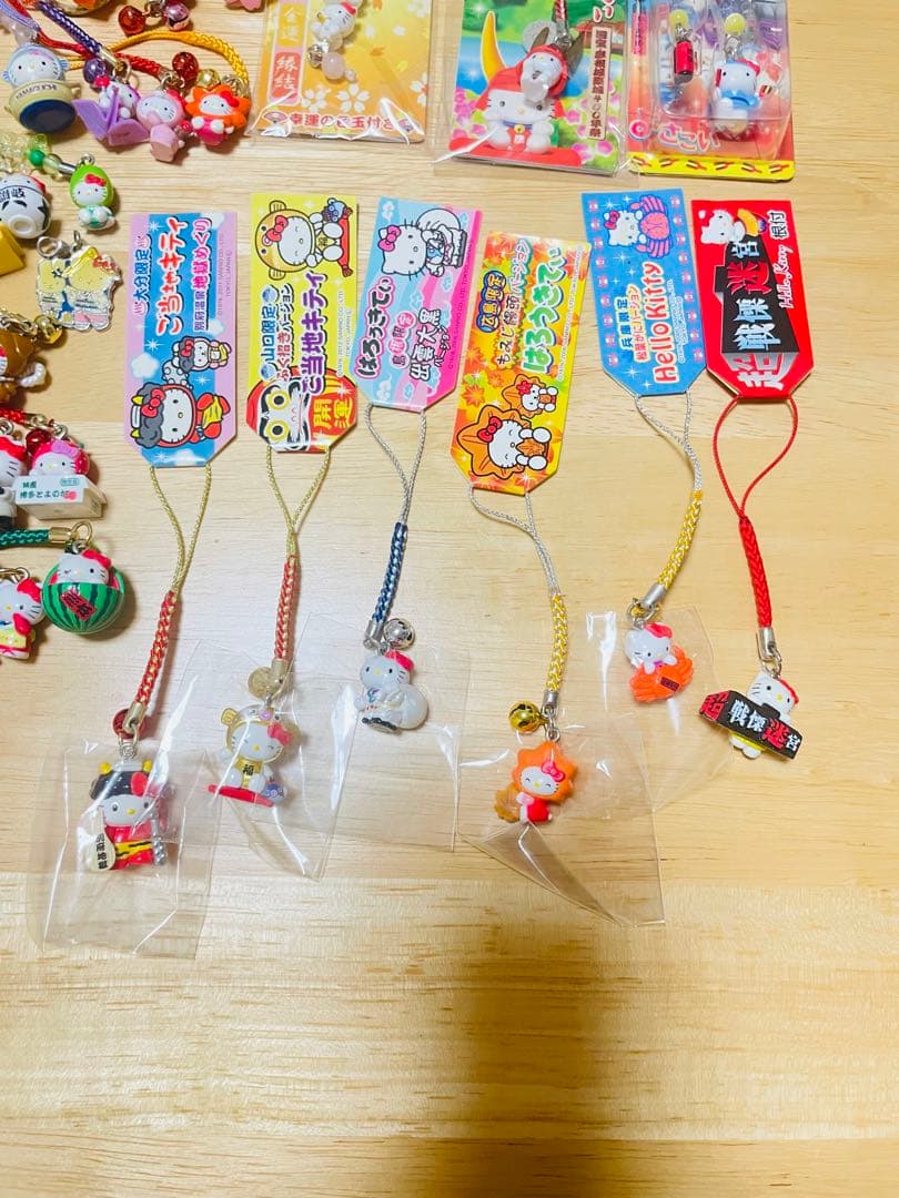ご当地ハローキティ ストラップセット キーホルダー