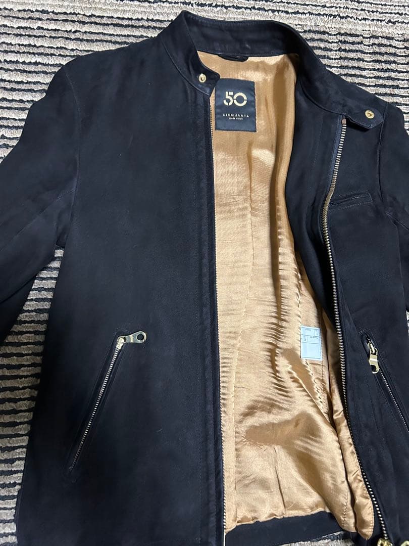CINQUANTA /スエードライダース/ゴールドジップ46