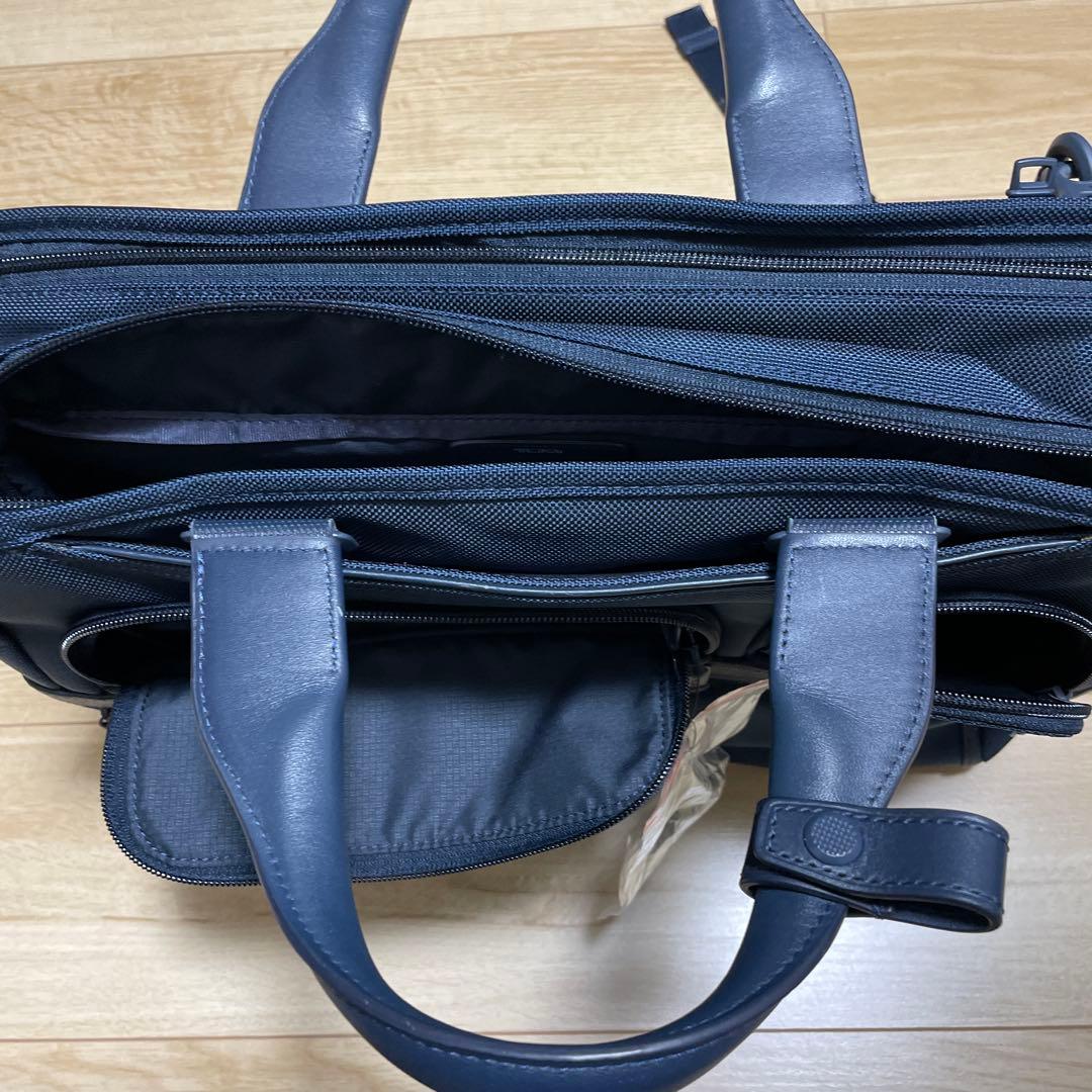 【新品・未使用】TUMI SHIPS別注 ALPHA3 3WAY ブリーフ青