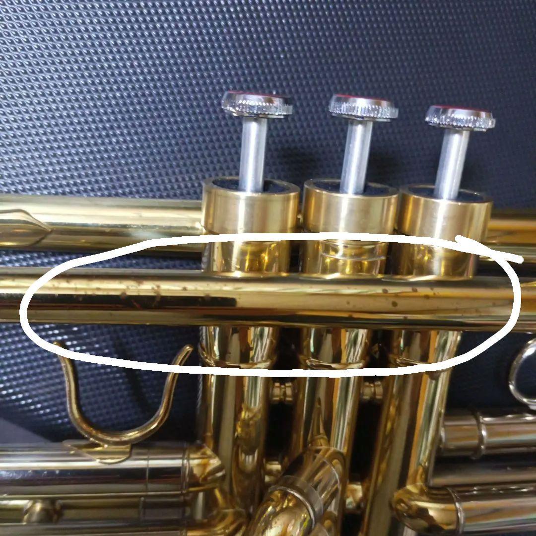 J.MichelマイケルトランペットTR-200本体 ボトムキャップ ミュート