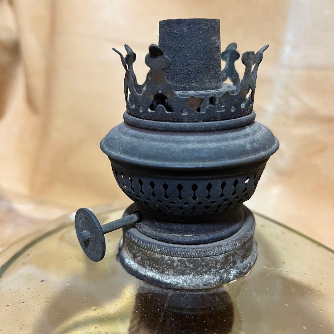 骨董 明治時代 石油ランプ　洋燈