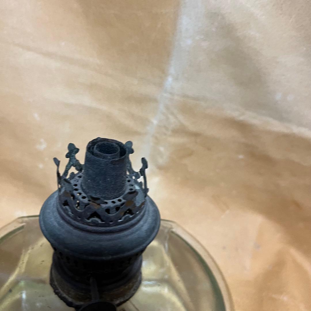 骨董 明治時代 石油ランプ　洋燈