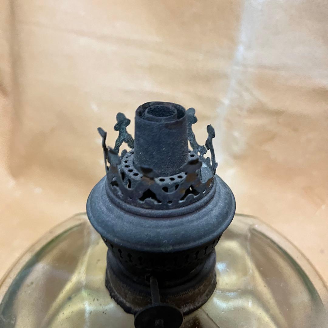 骨董 明治時代 石油ランプ　洋燈