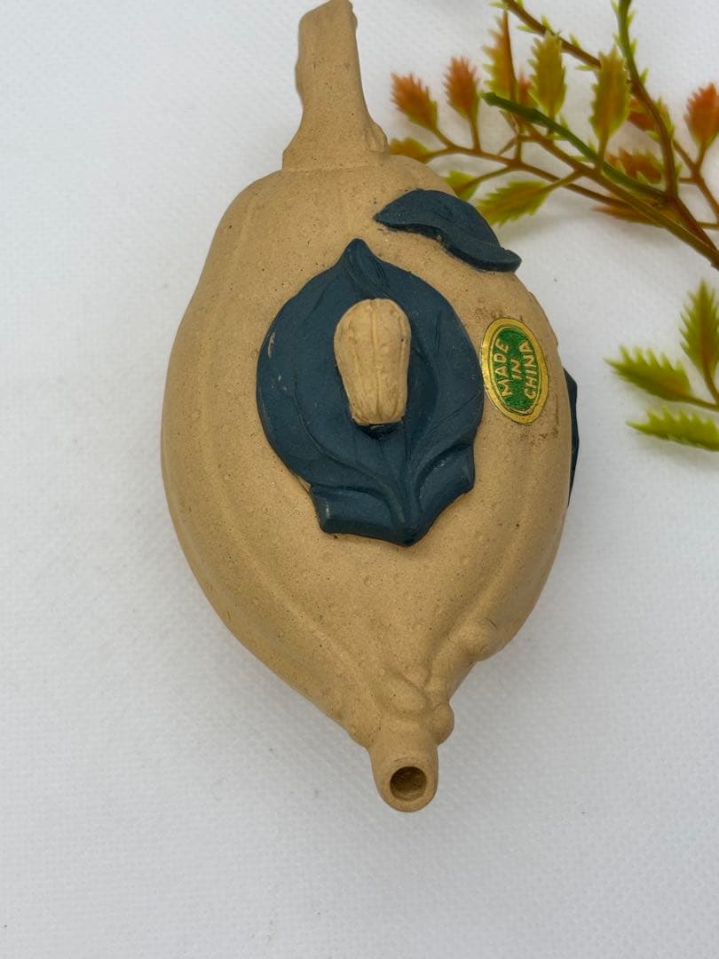 中国美術　朱泥　急須　茶器　茶道具　中国宣興　（ち722）