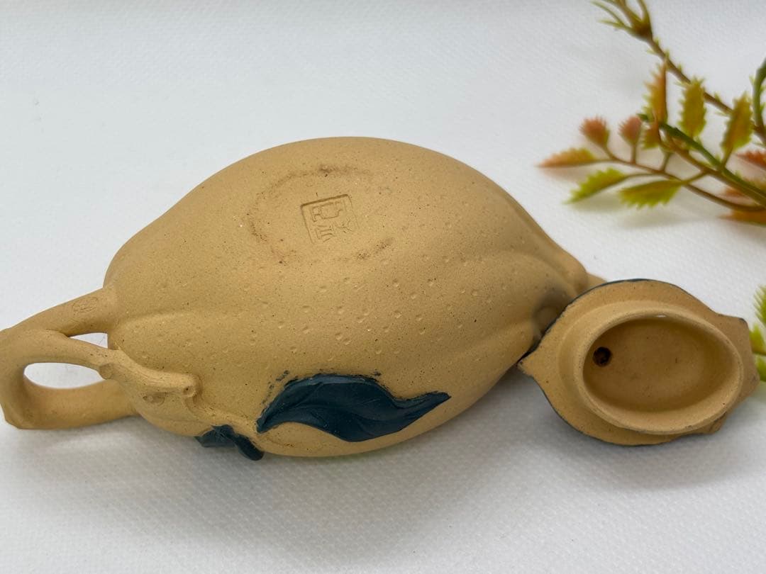 中国美術　朱泥　急須　茶器　茶道具　中国宣興　（ち722）