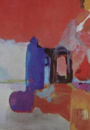 三宅悦隆、【びんのある静物】、希少な額装用画集より、新品額装付