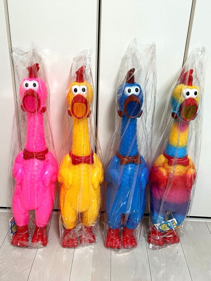 大絶叫！ジャンボチキン　72cm 全4種　ビックリチキン　コンプリート