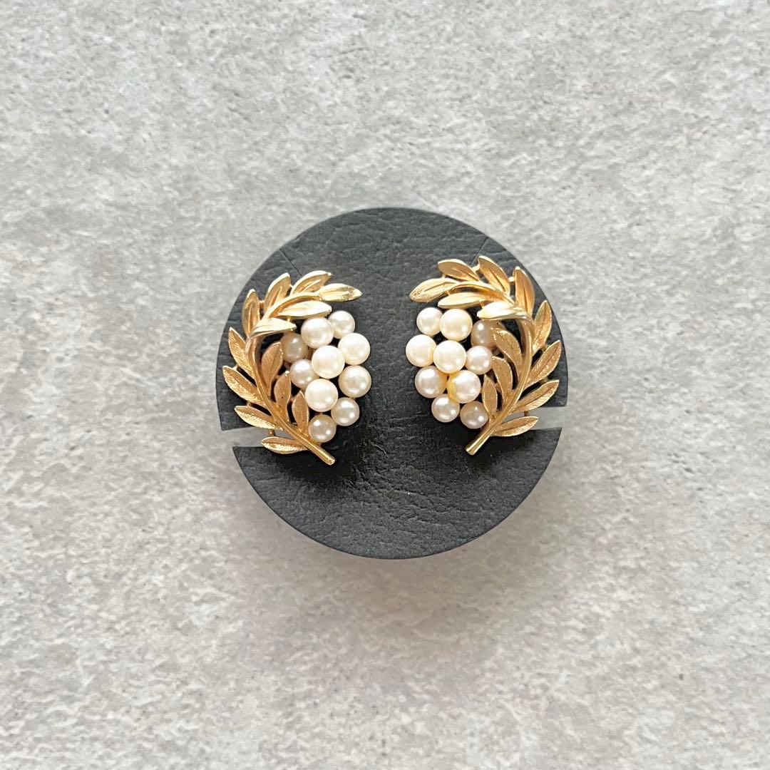 【北欧様♪】1960's ブローチ イヤリング トリファリ