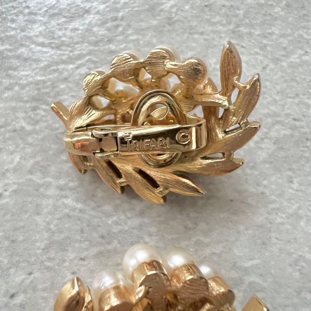 【北欧様♪】1960's ブローチ イヤリング トリファリ