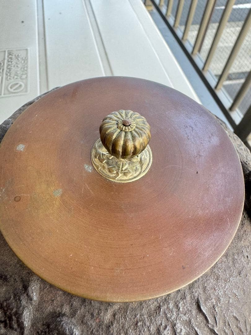 亀文堂鉄瓶　銀象嵌提手 蔵出し コレクション　茶道具　煎茶器