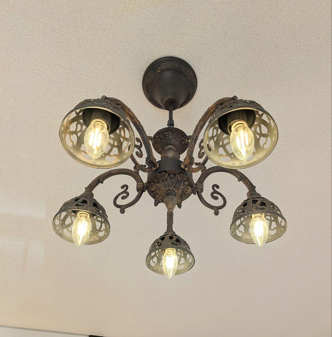 ムーラ アストル シャンデリア 中古 インテリア アンティーク シーリングライト