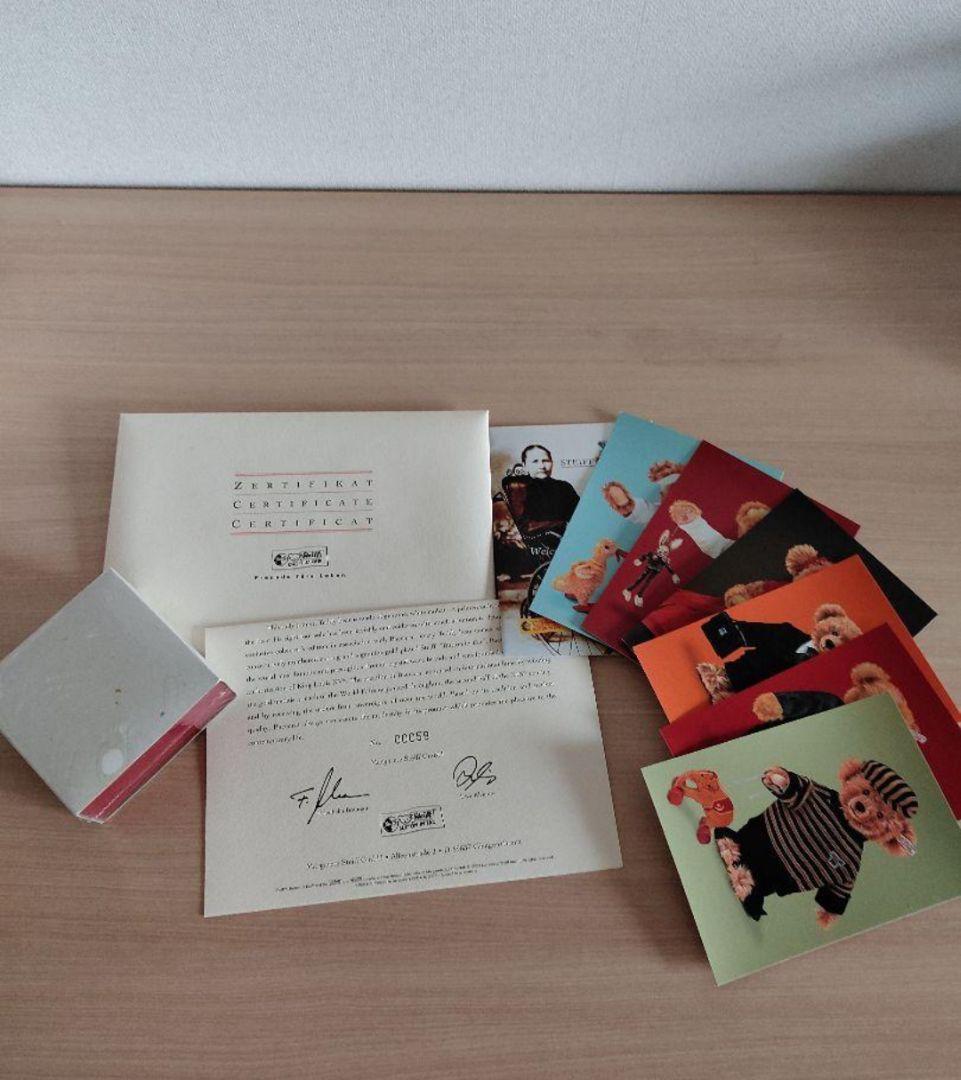 Steiff シュタイフ Baccarat バカラ テディベア　コラボテディベア