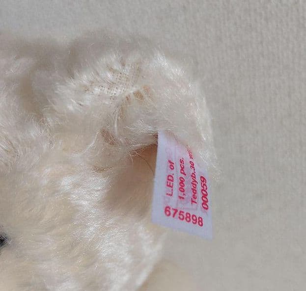 Steiff シュタイフ Baccarat バカラ テディベア　コラボテディベア