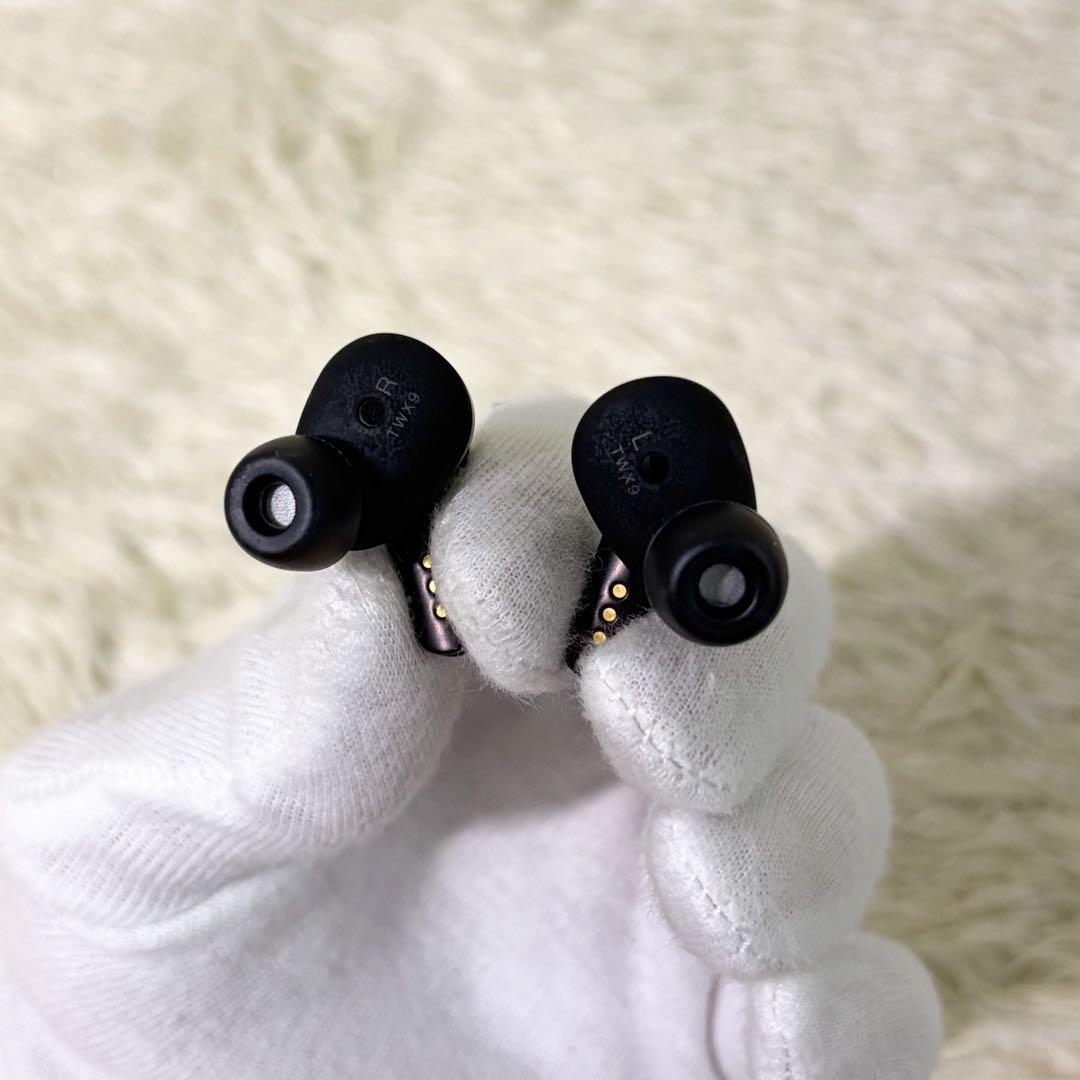 【美品】オーディオテクニカ ワイヤレスイヤホン ATH-TWX9 ブラック 黒