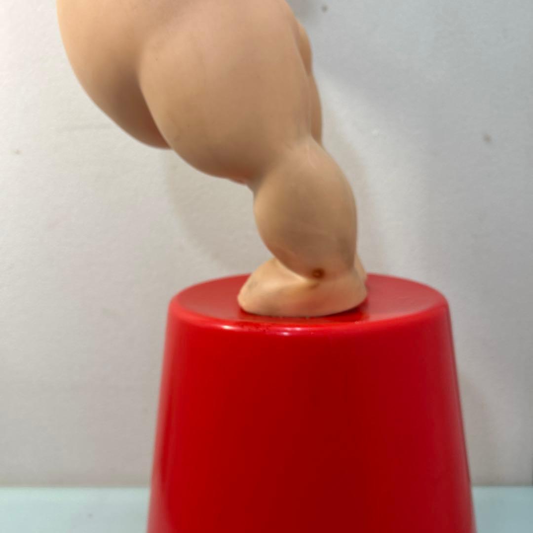 ☆非売品　昭和レトロ　当時物　キューピー人形台座付　高さ83㎝　特大　大きい☆