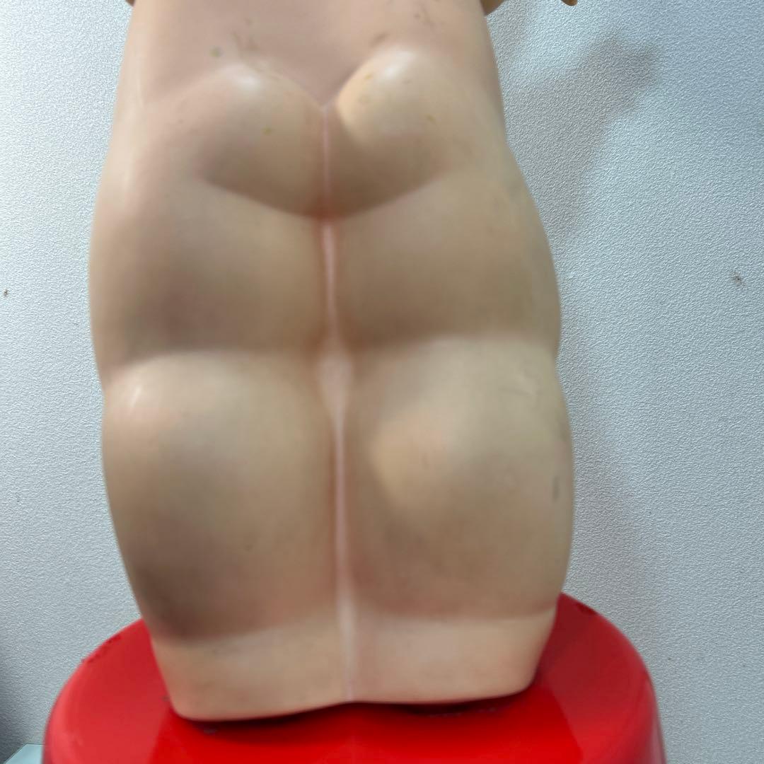 ☆非売品　昭和レトロ　当時物　キューピー人形台座付　高さ83㎝　特大　大きい☆