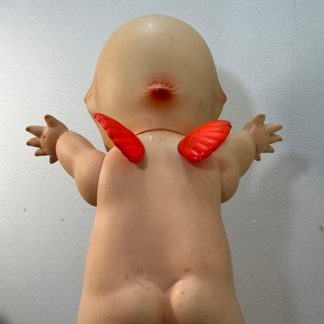 ☆非売品　昭和レトロ　当時物　キューピー人形台座付　高さ83㎝　特大　大きい☆