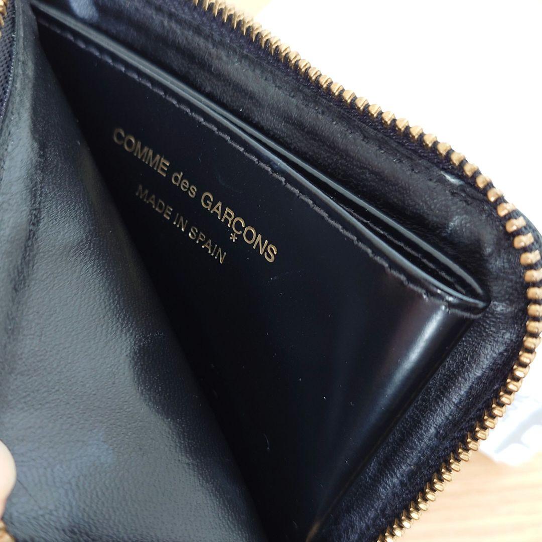 コムデギャルソン L字型ミニ財布 ポルカドット