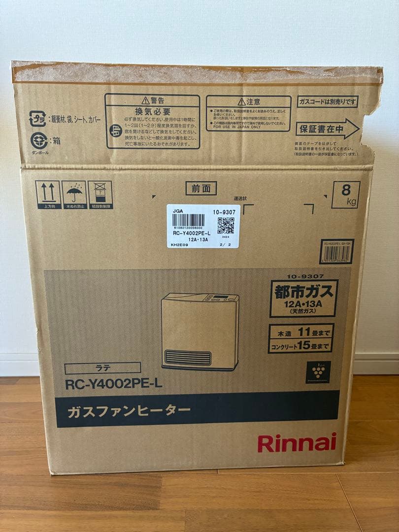 Rinnai RC-Y4002PE-L ガスファンヒーター