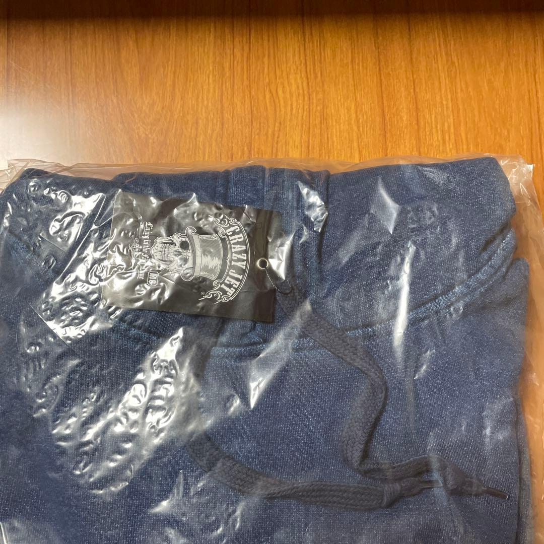 CRAZY JET インディゴ　パーカー　Lサイズ 清木場俊介　未使用