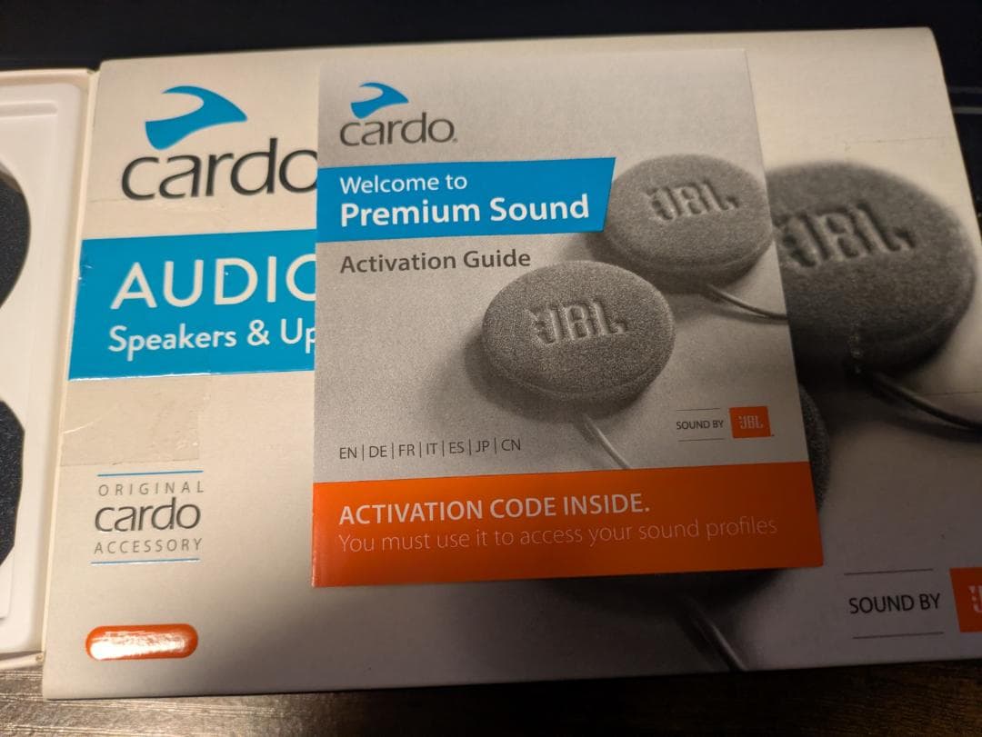 Cardo JBL 45 mm スピーカーオーディオセット ヘルメット