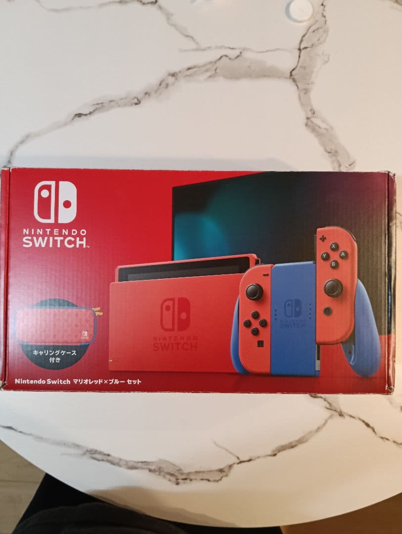 【SDカード128gb付き】【美品】Nintendo Switch マリオレッド