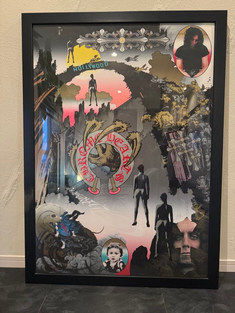 超希少 世界限定100枚 クロムハーツ シルクスクリーン 横尾忠則 サイン入り