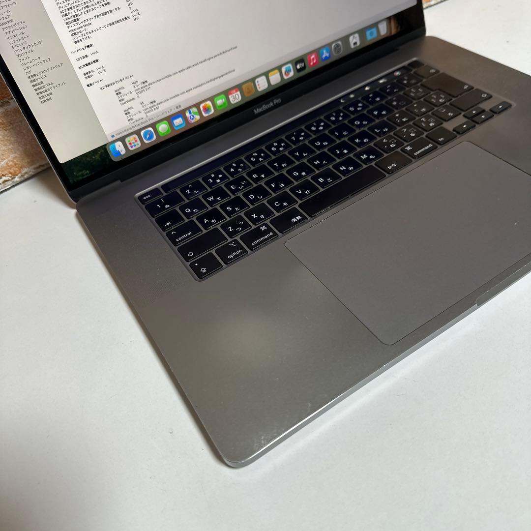 MacBook Pro 2019年　16インチ　SSD512GB メモリ16GB