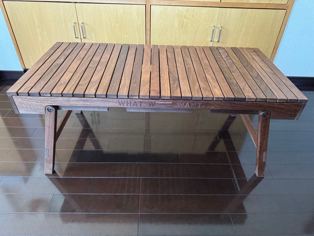 what we want エクステンションテーブル ウォールナット