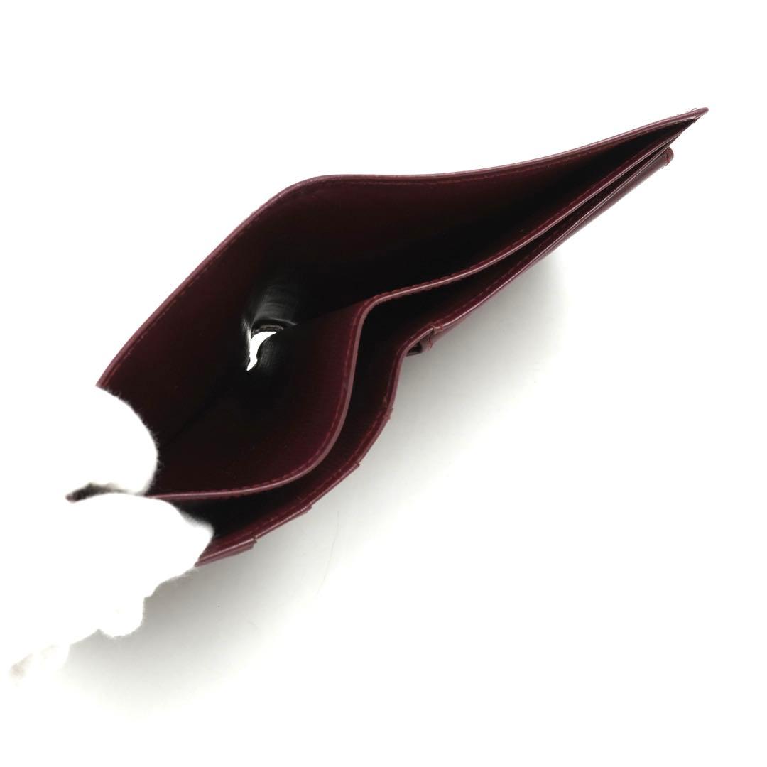 ✨極美品✨　Cartier ミニ財布　マストライン　ドゥーブルC 二つ折り　刻印